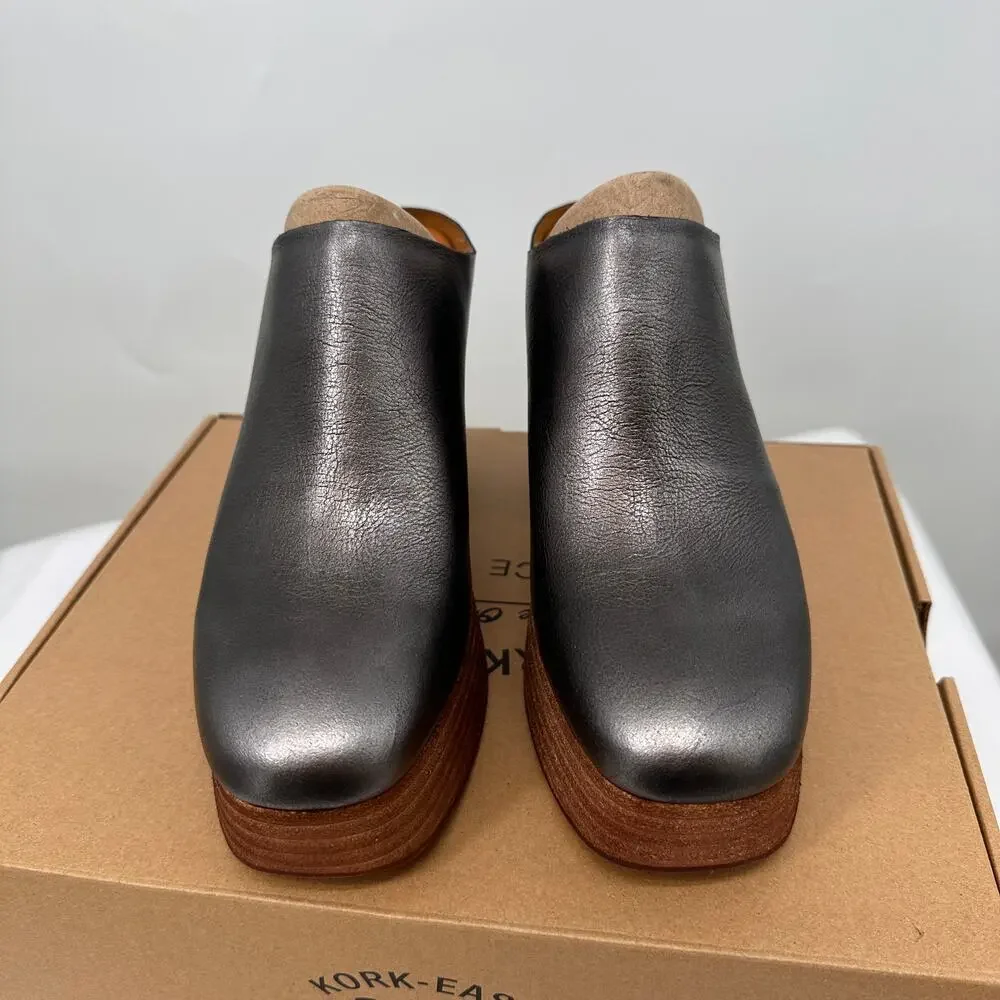 KORK EASE New in Box VERNOICA Clog in Sliver // 10 - Picture 3 of 11